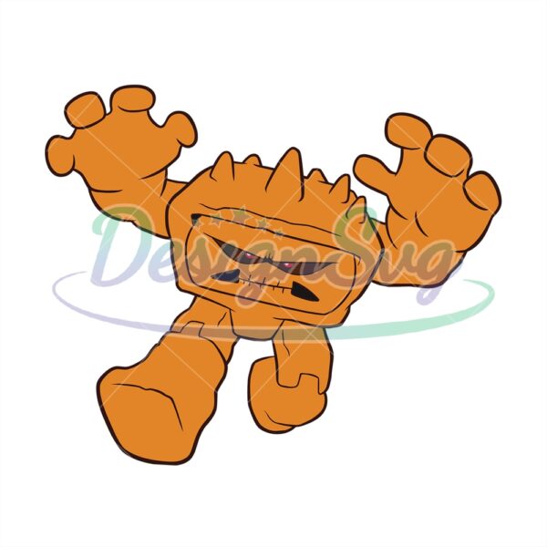 The Tiny Rock Monster Chunk Cartoon SVG