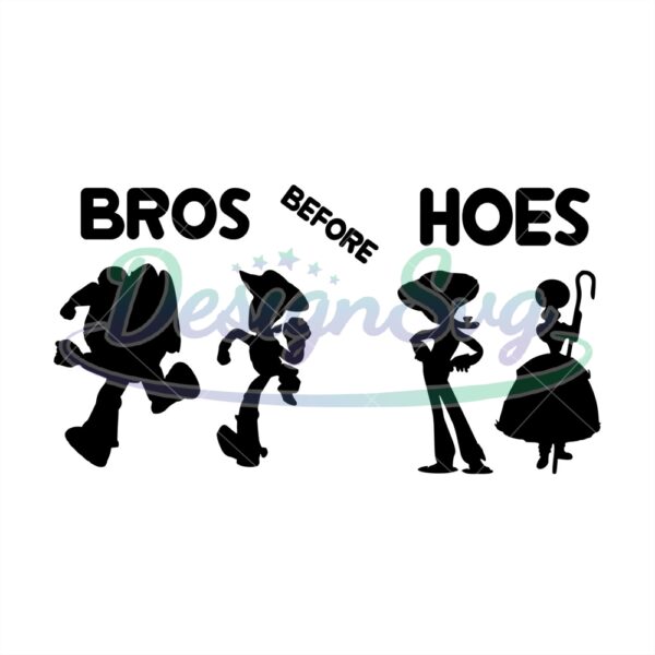 bros-before-hoes-woody-toy-story-friends-silhouette-svg