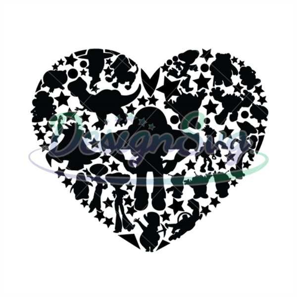 disney-pixar-toy-story-character-heart-silhouette-vector