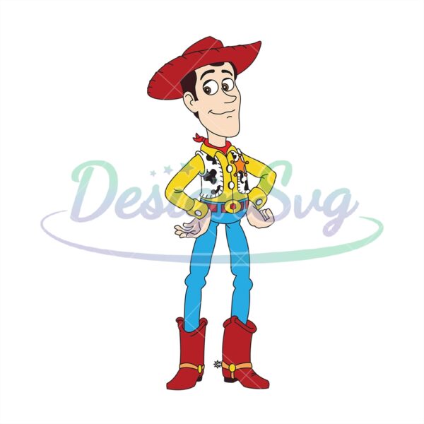 Disney Toy Story Cowboy Woody SVG