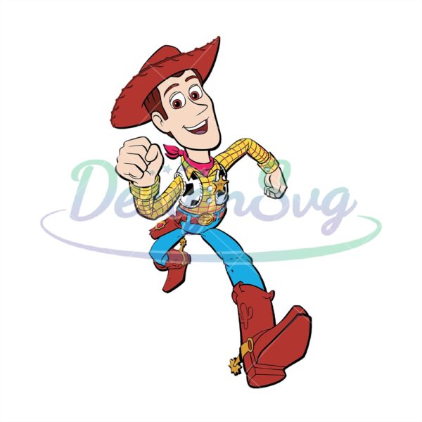 Woody Toy Story Cartoon Cowboy SVG