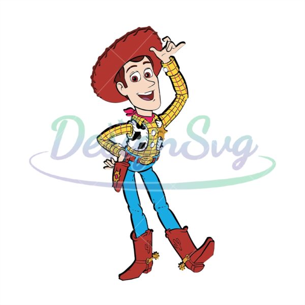 Disney Woody Cowboy From Toy Story SVG