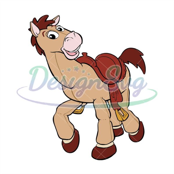Bullseye The Woody Horse Cartoon SVG
