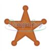 Sheriff Star Toy Story Badge SVG