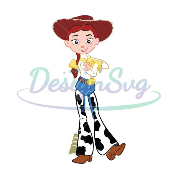 Cowgirl Jessie Cartoon Toy Story SVG