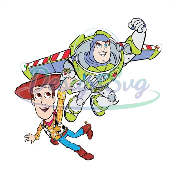 Sheriff Woody Buzz Lightyear Toy Story SVG