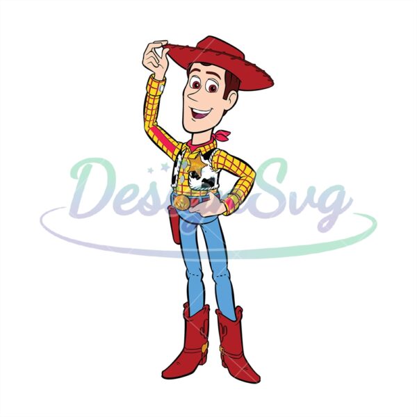 Sheriff Woody Toy Story Cowboy SVG