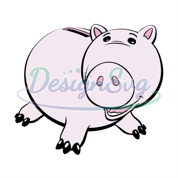 Character Toy Story Cartoon Hamm Pig SVG