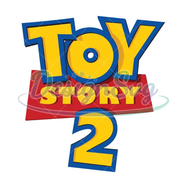 Disney Cartoon Toy Story 2 Logo SVG