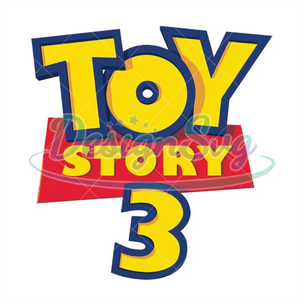 Disney Cartoon Toy Story 3 Logo SVG