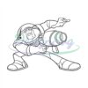 Toy Story Buzz Lightyear Toy With A Gun SVG