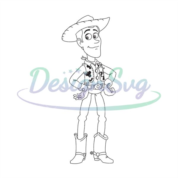 Toy Story Sheriff Woody Silhouette