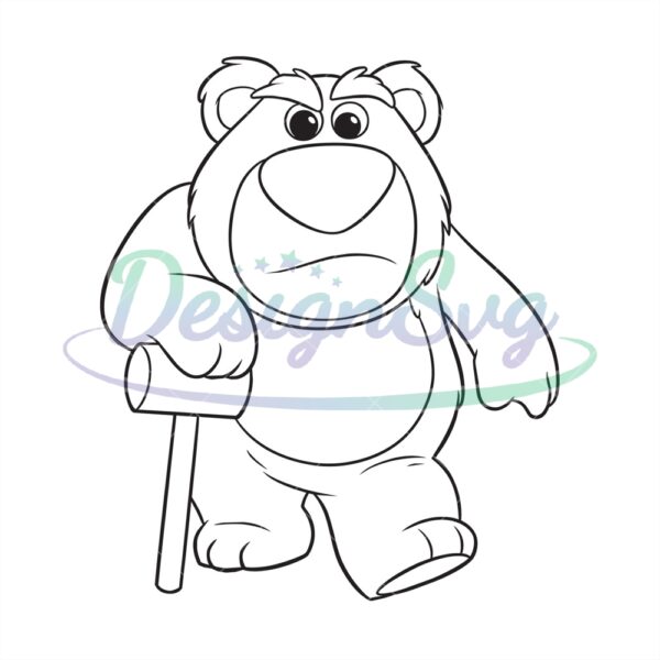 Toy Story Lotso Hugging Bear Toy Silhouette