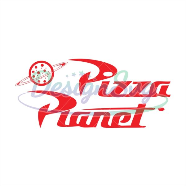 Pizza Planet Logo Disney Toy Story SVG
