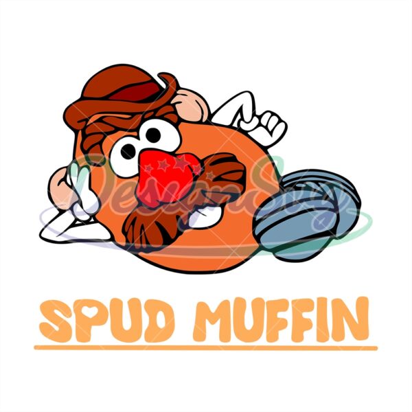 Spud Muffin Toy Story Mr Potato SVG