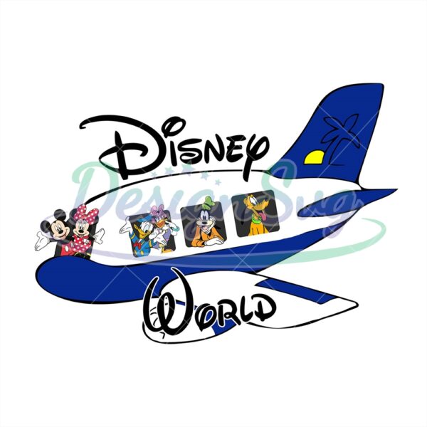 disney-world-mickey-and-friends-airplane-png