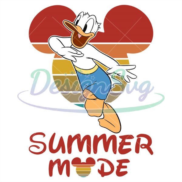 disney-summer-vacation-mode-donald-duck-png