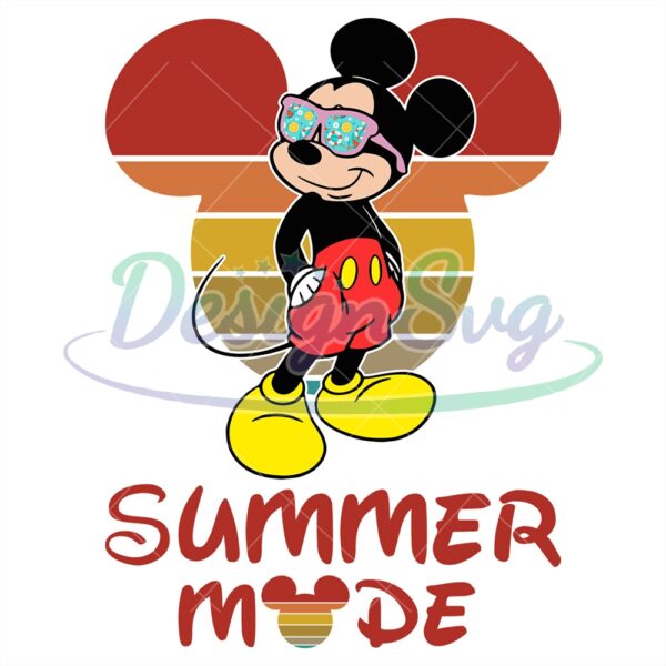 disney-summer-mode-cool-mickey-mouse-png