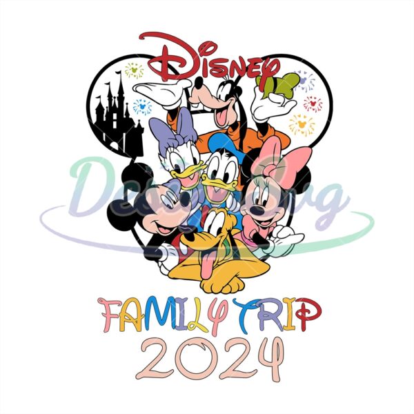 disney-mickey-mouse-friends-castle-family-trip-png
