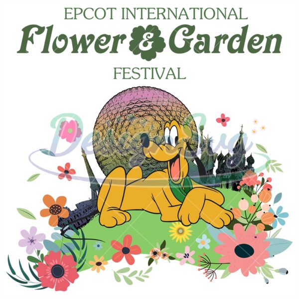 pluto-dog-epcot-ball-flower-and-garden-festival-png