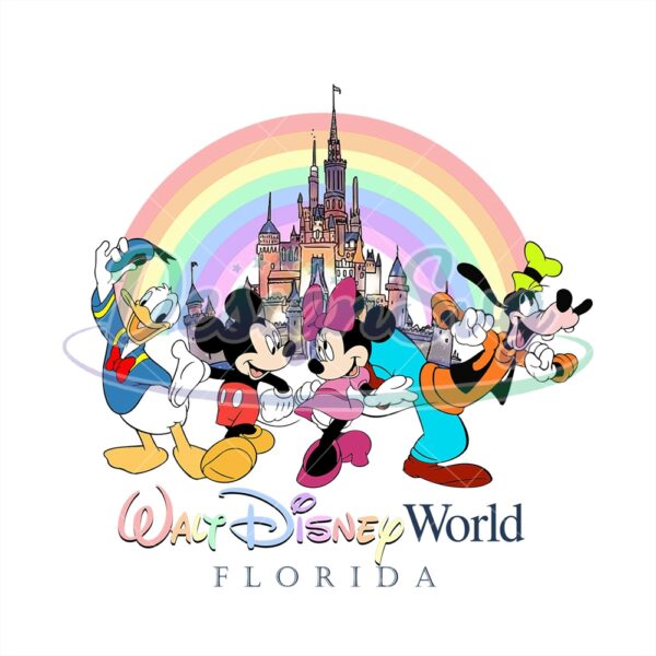 walt-disney-world-florida-rainbow-castle-png