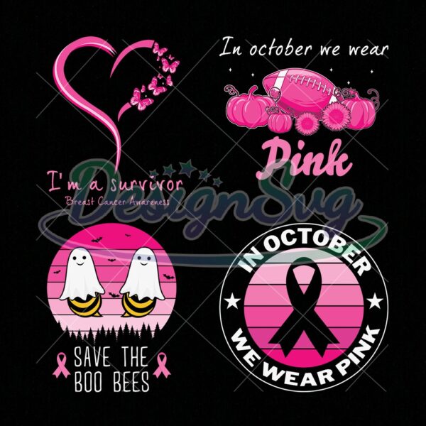 im-a-survivor-breast-cancer-awareness-svg-we-wear-pink-in-october-svg-designs-breast-cancer-svg-bundle-breast-cancer-vector