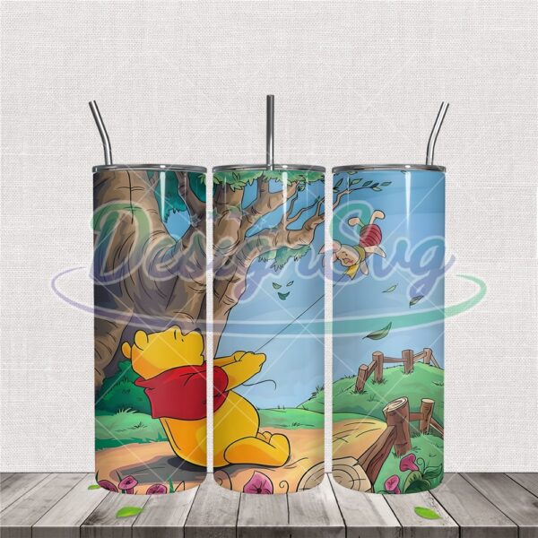 winnie-the-pooh-holding-piglet-kite-tumbler-png