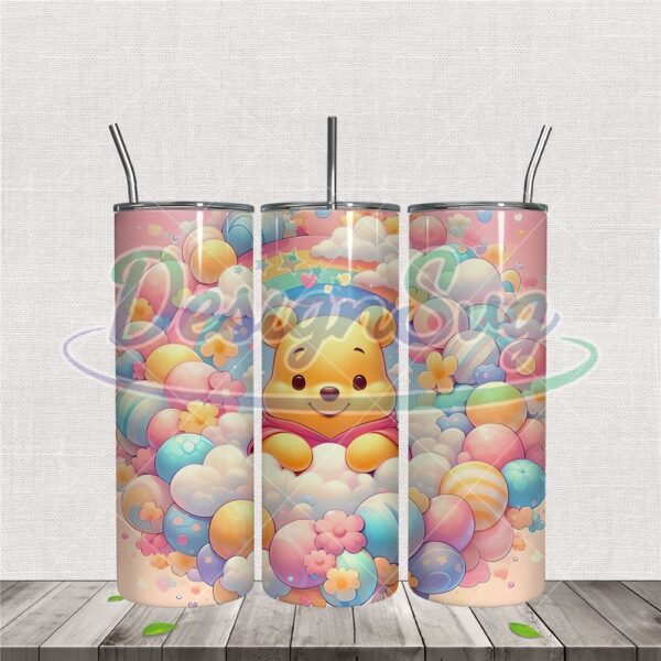 chibi-winnie-the-pooh-colorful-balloon-tumbler-png