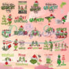Xmas Grinch Embroidery Bundle Design