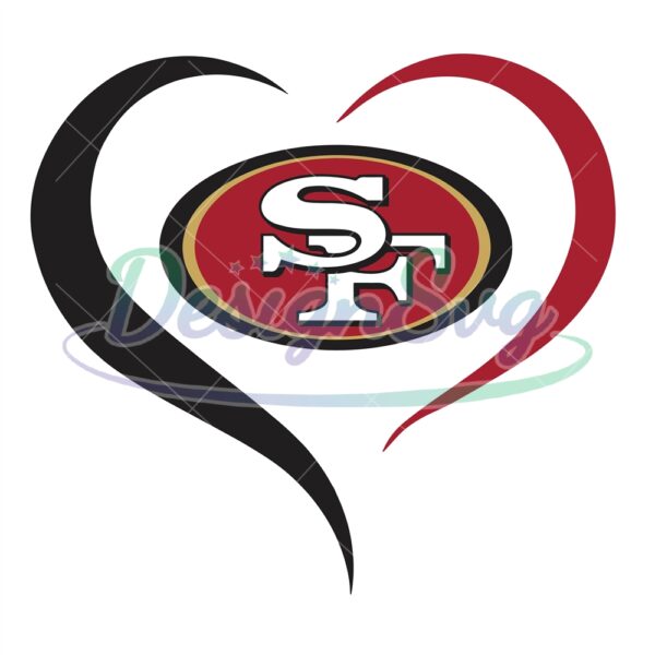 san-francisco-49ers-heart-logo-svg