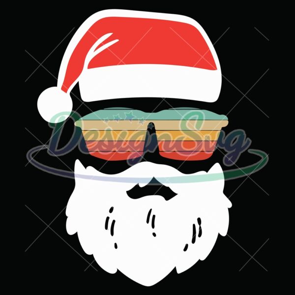 santa-face-sunglasses-svg-santa-face-christmas-svg-santa-face-xmas-svg