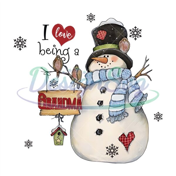 i-love-being-a-grandma-svg-family-svg-snowman-svg-winter-svg-scarf-svg-santa-hat-svg-snow-svg-grandma-svg-grandm