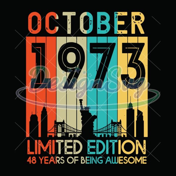 50-years-old-birthday-vintage-october-1973-limited-edition-svg