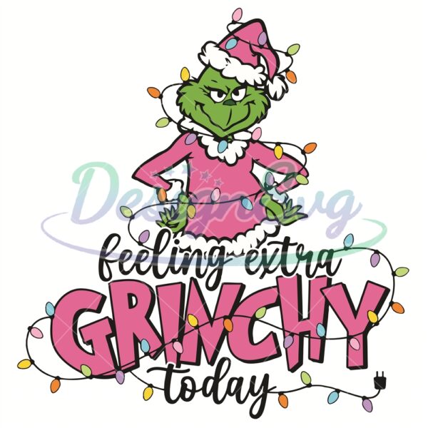 feeling-extra-grinchy-today-svg-santa-hat-svg-merry-christmas-svg-grinchmas-svg-pink-christmas-svg-xmas-holiday-svg-digital-download
