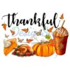 Thankful Pumpkin Pie Bible Turkey Png