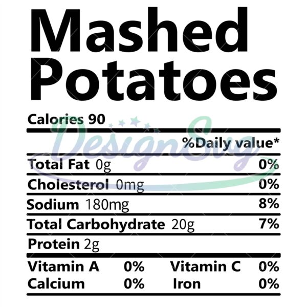 mashed-potatoes-nutrition-facts-svg-png