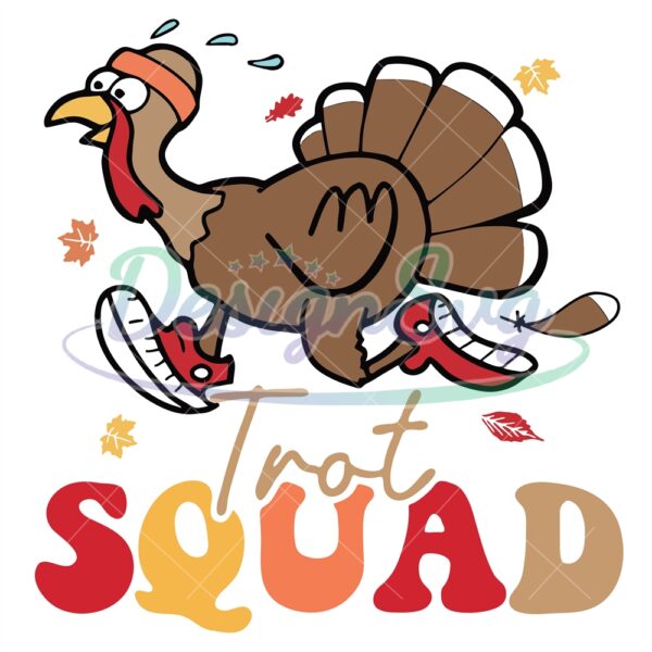 Thanksgiving Turkey Trot Svg