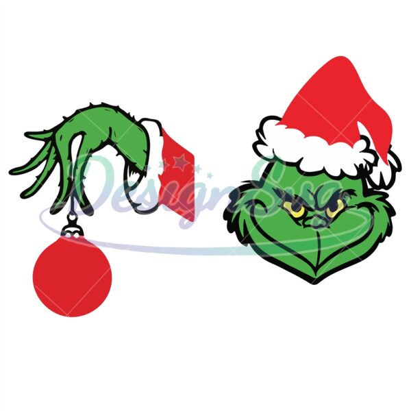 grinch-face-svg-grinch-hand-svg-grinch-face-and-hand-with-ornament-grinch-face-silhouette-christmas-grinch-face-grinch-svg-layered