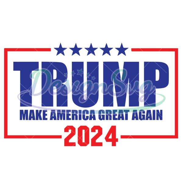 Trump 2024 Make American Great Again Svg