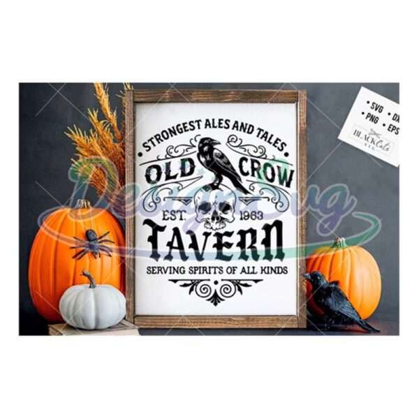 old-crow-tavern-svg-black-crow-svg-farmhouse-halloween-svg-rustic-halloween-svg-farmhouse-halloween-sign-svg