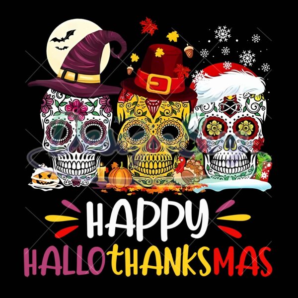 happy-hallothanksmas-sugar-skull-png-sugar-skull-halloween-png-sugar-skull-thanksgiving-png-sugar-skull-christmas-png