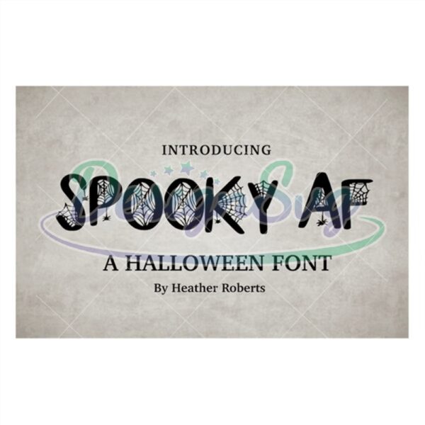 spooky-af-font-halloween-font-scary-font-cricut-font-instant-download-script-font-spider-font-serif-alphabet-fon