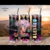 floral-melanin-afro-girl-png-sublimation-designs-xmas-gift-20oz-skinny-tumbler-wrap-png-african-american-girl-magic-png-black-girl-png