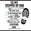 To My Stepped Up Dad Thanks You For Stepping Svg