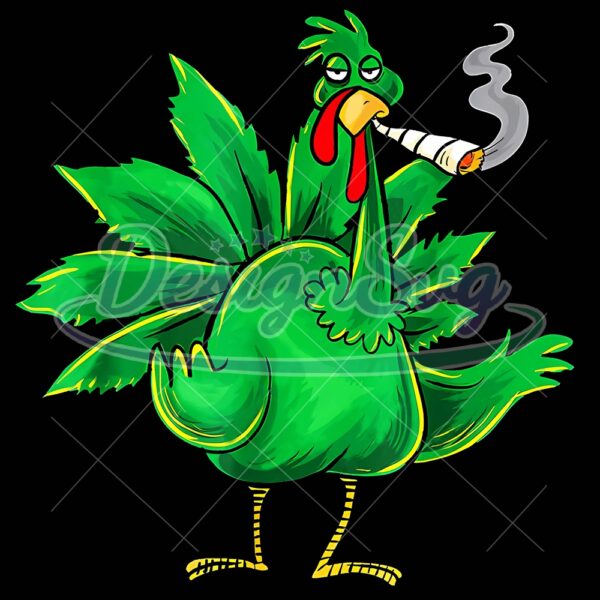 Turkey Weed Smoker Thanksgiving Png