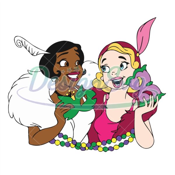 tiana-and-lottie-svg-easy-cut-file-for-cricut-layered-by-colour