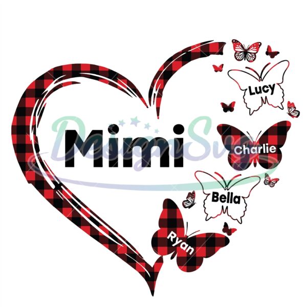 personalizable-mimi-red-plaid-heart-butterflies-svg-grandma-svg-nana-mimi-gigi-mothers-day-svg-motherhood-svg