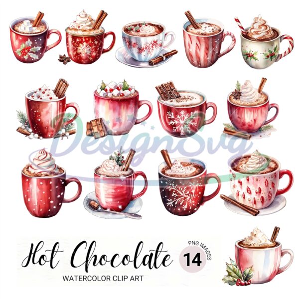 hot-chocolate-clipart-watercolor-hot-cocoa-png-christmas-collage-images-food-clipart-bundle-winter-junk-journal