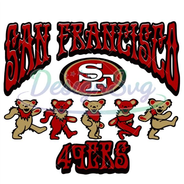 san-francisco-49ers-dancing-bears-svg