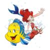 ariel-and-friends-water-bubble-the-little-mermaid-png